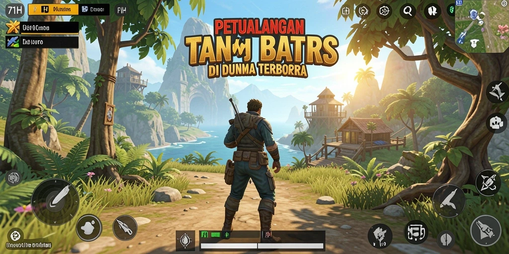 Tampilan gameplay Open World yang menakjubkan di 71H.
