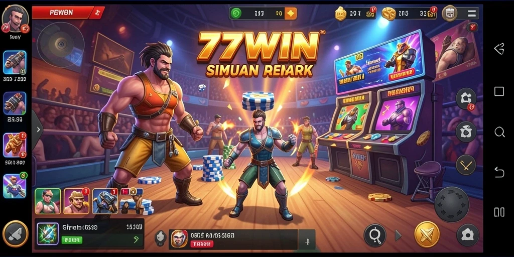 Tampilan gameplay 77WIN yang menarik dan interaktif.