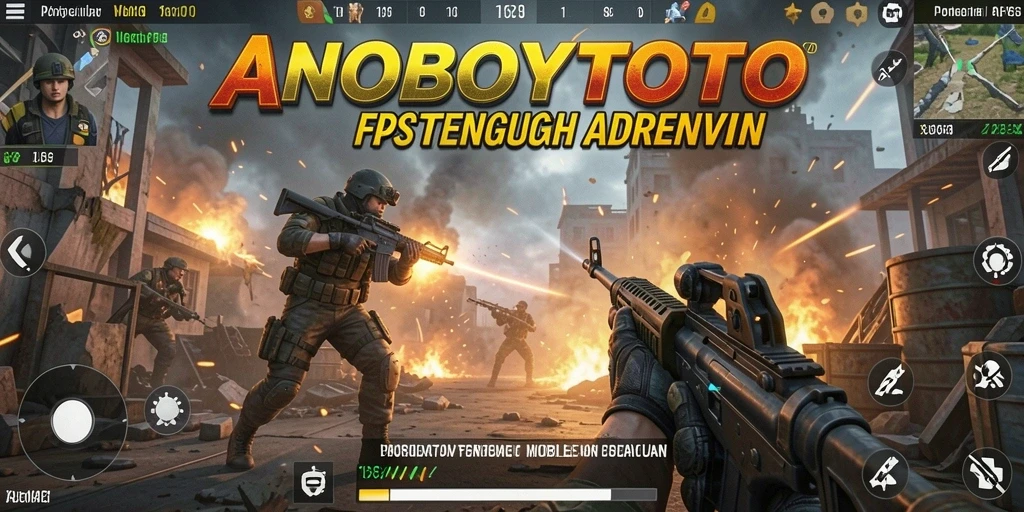 Tampilan aksi seru ANOBOYTOTO dengan grafis menakjubkan.