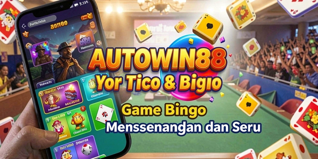 Tampilan gameplay Bingo yang seru di AUTOWIN88.