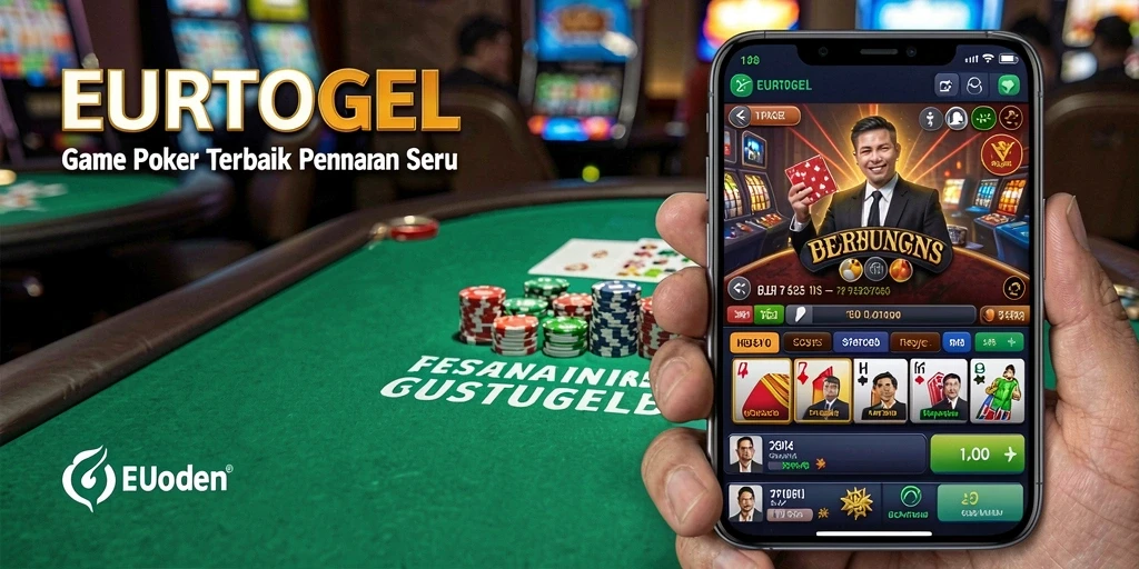 Menampilkan gameplay intensif Poker di EUROTOGEL