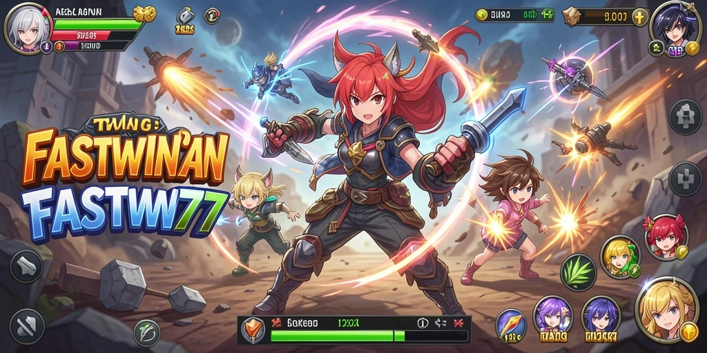 Gameplay seru dengan karakter Anime yang unik dan aksi mendebarkan.