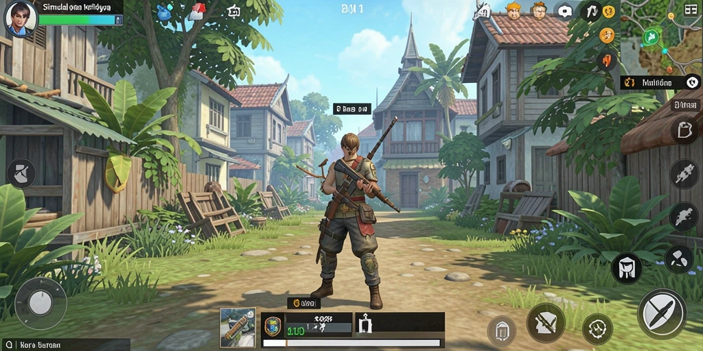 Tampilan gameplay HO3 dengan interaksi karakter yang dinamis.