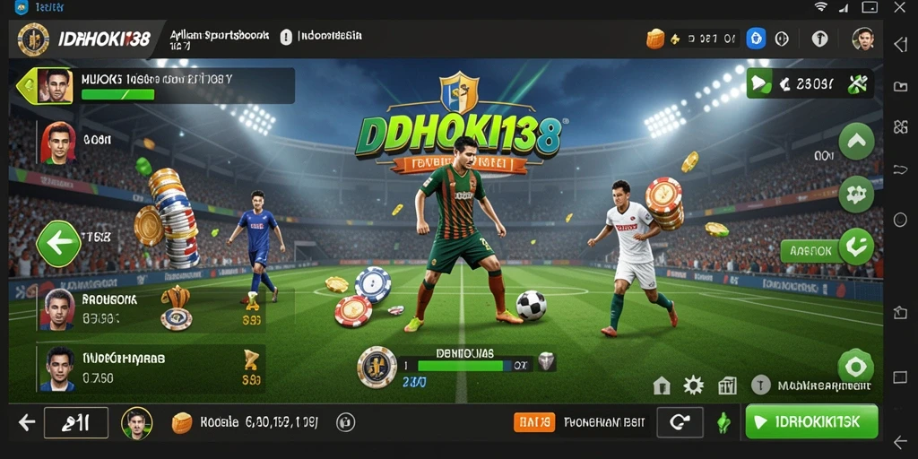 Tampilan screenshot dari gameplay taruhan olahraga di IDRHOKI138.