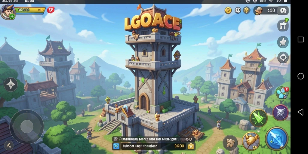 Tampilan gameplay LGOACE yang mendebarkan di dunia Tower Defense.