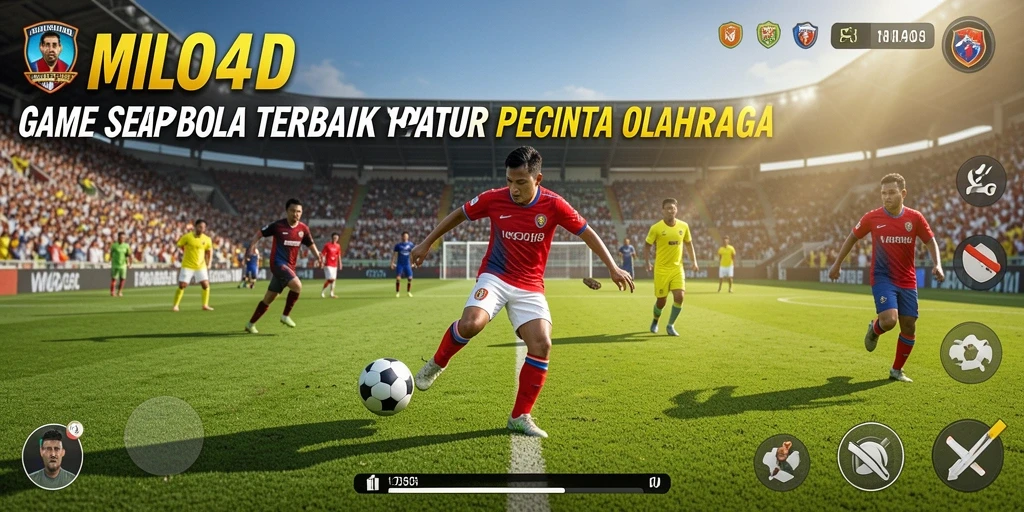 Tampilan permainan sepak bola yang mendebarkan di MILO4D.