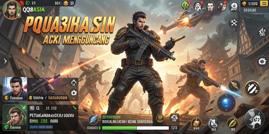 Tampilan screenshot dari gameplay Action yang mendebarkan dan intens.