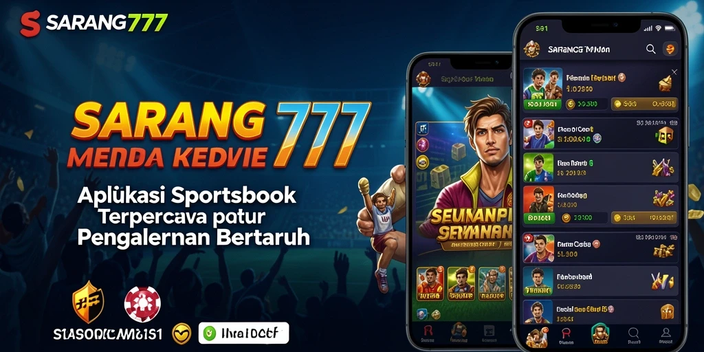 Tampilan menarik dan antarmuka pengguna SARANG777 saat bertaruh.