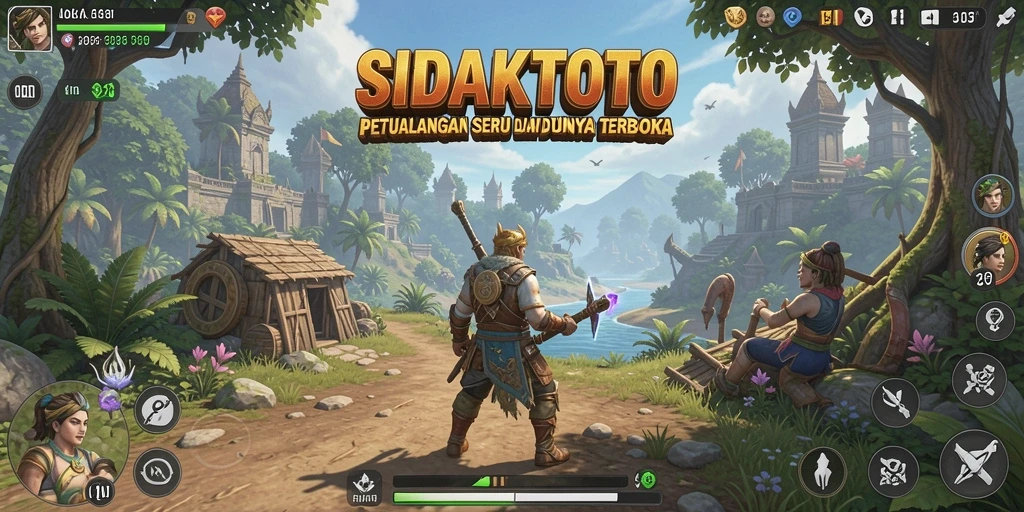 Tampak penuh aksi dalam dunia terbuka SIDAKTOTO.