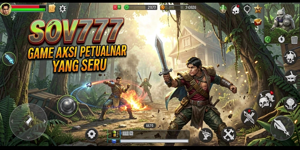 Tangkapan layar gameplay SOV777 dengan aksi menegangkan.