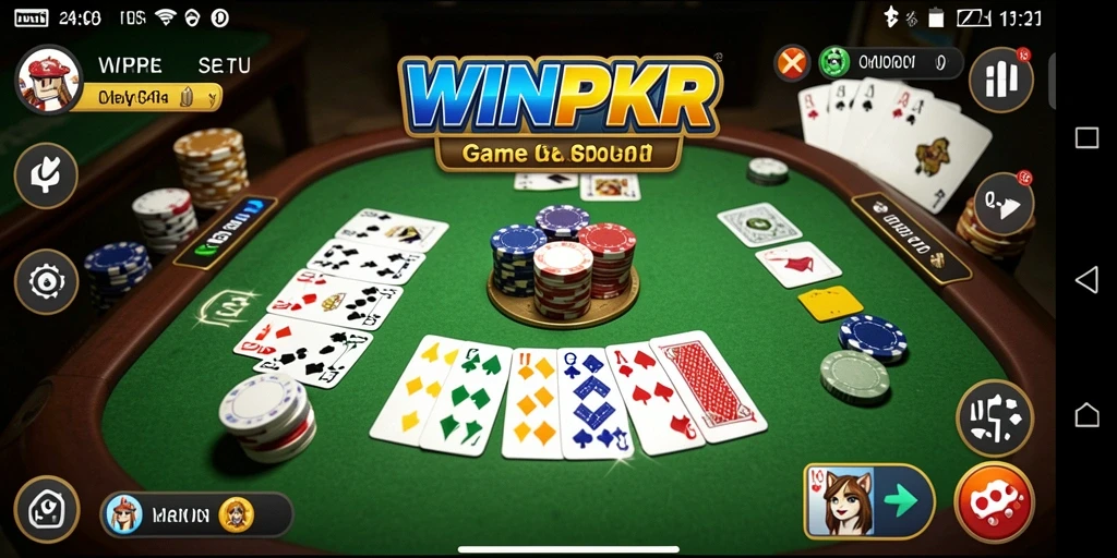 Screenshot WINPKR menampilkan momen seru bermain Gaple