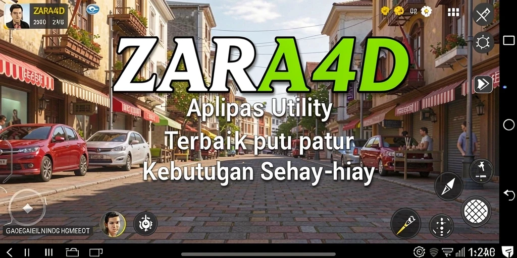 Tangkapan layar utama ZARA4D menampilkan antarmuka sederhana dan intuitif.